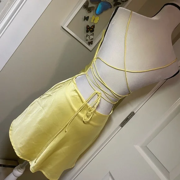I Can Be Your Sunshine Yellow Mini Dress - Picture 6 of 13